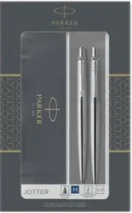 Juego Boligrafo y Portaminas Parker Jotter Acero C