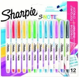 Rotulador Sharpie S Notes Blister 12 Colores Surti