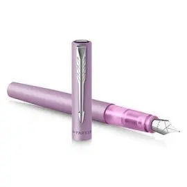 Pluma Parker Vector Xl M Rosa Metalico