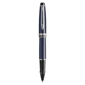 Roller Waterman Expert Blue Lacquer Chrome Trim