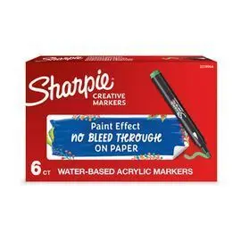 Rotulador Sharpie Acrilico Verde Punta Redonda