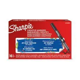 Rotulador Sharpie Acrilico Negro Punta Pincel