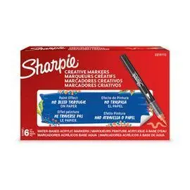 Rotulador Sharpie Acrilico Naranja Punta Pincel