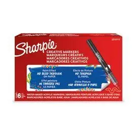 Rotulador Sharpie Acrilico Rojo Punta Pincel