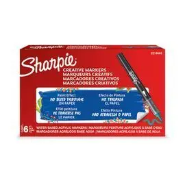 Rotulador Sharpie Acrilico Verde Oscuro Pta Pincel
