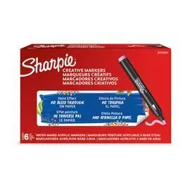 Rotulador Sharpie Acrilico Rosa Punta Redonda