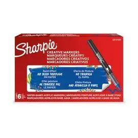 Rotulador Sharpie Acrilico Azul Punta Pincel