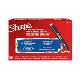 Rotulador Sharpie Acrilico Blanco Punta Redonda
