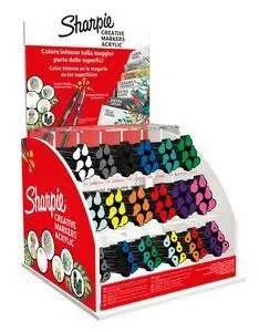 Exp 144 Rotuladores Sharpie Acrilico Punta Pincel