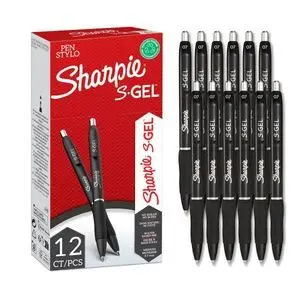 Boligafo Sharpie S-Gel 0,7 mm Negro
