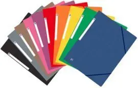 Carpeta A4 Gomas Solapa Oxford Top File Colores Vi