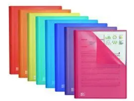 Carpeta 40 Fundas Fijas Soldadas Oxford A4 Surtido