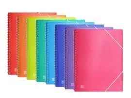Carpeta 40 Fundas Fijas Espiral Urban A4 Oxford Su