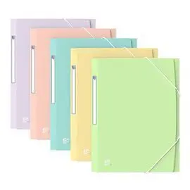 Carpeta Gomas Solapas Oxford Urban Tp A4+ Pastel S