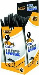 Boligrafo Bic Cristal Large 1. 6 Negro