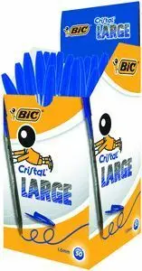 Bolígrafo Bic Cristal Azul Large 1,6Mm