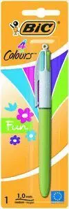 Boligrafo Bic 4 Colores Fun Pastel Blister 887776