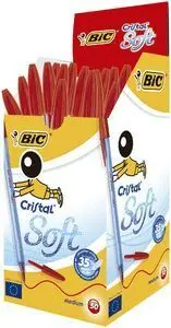 Boligrafo Bic Cristal Soft Rojo
