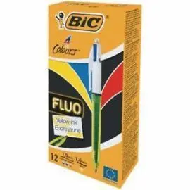 Boligrafo Bic 4 Colores Neon