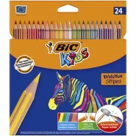 Lapiz Evolution Stripes 24 Colores