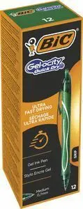 Boligrafo Bic Gelocity Quick Dry Verde