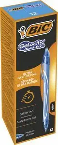 Boligrafo Bic Gelocity Quick Dry Turquesa