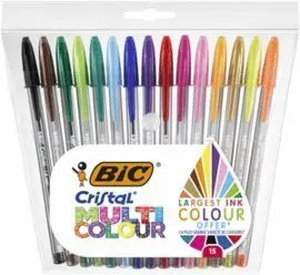 Boligrafo Bic Punta Gruesa 1,6 Bolsa de 15 uds