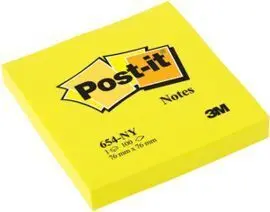 Bloc Notas Post-It 76X76 Neon Amarillo