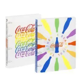 Carpeta A4 Gomas y Solapa Pp Coca-Cola Surtidas