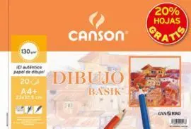 Bloc Dibujo A4+ 130 Grs S/Rec Microperforado 20 G