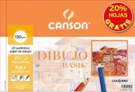 Bloc Dibujo A4+ 130 Grs C/Rec Microperforado 20 G