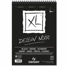 Album Espiral Micr A3 40H Canson Xl Black Fino Neg