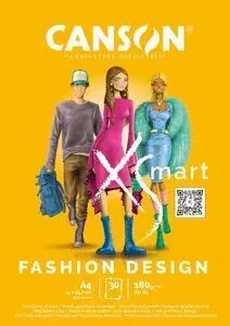 Bloc A4 30H Canson Xsmart Fashion Design 180G