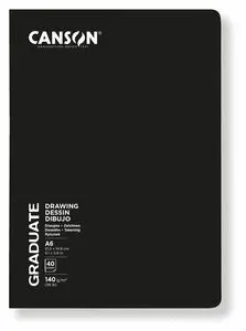 Cuaderno Canson Graduate Grap 10,5X14,8 20H 140 Gr