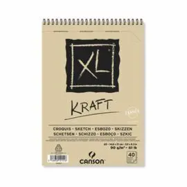 Album Espiral Micr A5 40H Canson Xl Kraft Rayado B