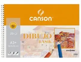 Bloc Dibujo Papel Basik A3+ 150Gr Liso