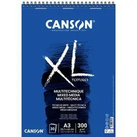 Bloc Papel Aquarelle A3 Xl 300Gr 30H Canson Mix me