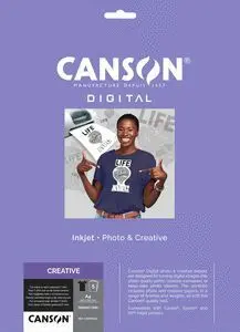 Papel Transfer Canson A4 10H 140G Negro Inkjet