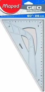 Escuadra Geometric 60/26Cm Bolsa
