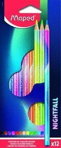 Lapiz Maped Coleccion Nightfall 12 Colores Surtido
