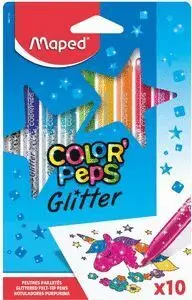 Rotulador Maped Color´peps Glitter 10 Colores Surt