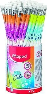 Lapiz Maped Grafito Hb (Resina) Triangular y Goma