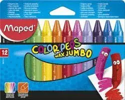 Ceras Maped Colorpeps Wax Jumbo 12 Colores