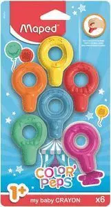 Cera Maped Color´peps My First Blister 6 Colores S