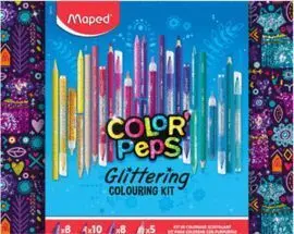 Kit de Coloreado Maped Glitter