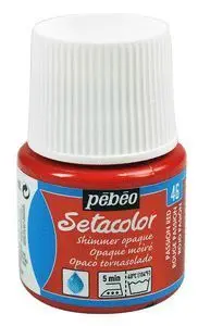 Pintura Setacolor Opaco 45 Ml Rojo Pasion Tornasol