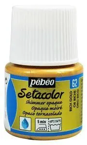 Pintura Setacolor Opaco 45 Ml Oro Rico Tornasolado
