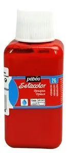 Pintura Setacolor Opaco 250 Ml Bermellon