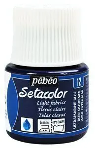 Pintura Setacolor Tejidos Claros 45 Ml Azul Ultram
