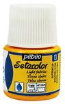 PINTURA SETACOLOR TEJIDOS CLAROS 45 ML BOTON DE OR